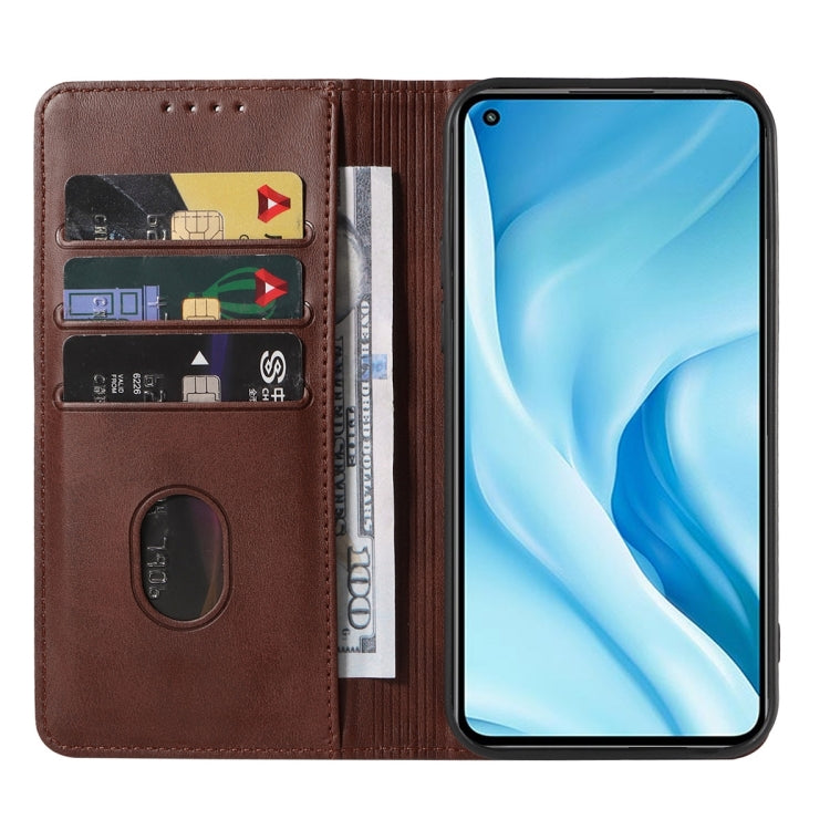 For Xiaomi Mi 11 Lite 4G / 5G Magnetic Closure Leather Phone Case