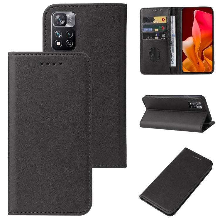 For Xiaomi Mi 11i / Poco F3 / Redmi K40 Magnetic Closure Leather Phone Case