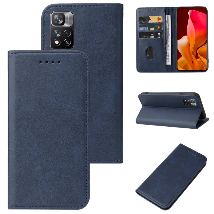 For Xiaomi Mi 11i / Poco F3 / Redmi K40 Magnetic Closure Leather Phone Case