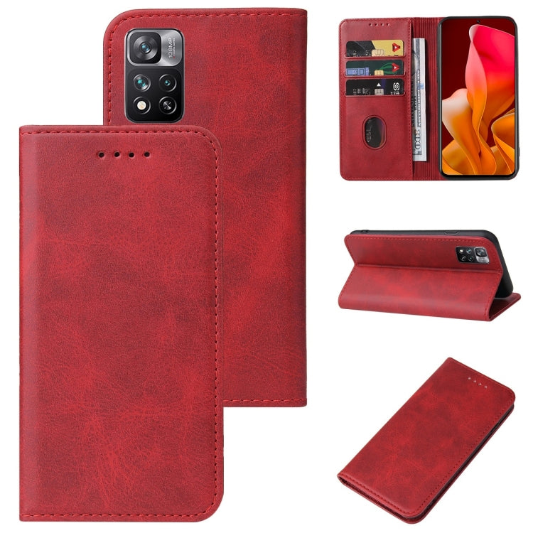 For Xiaomi Mi 11i / Poco F3 / Redmi K40 Magnetic Closure Leather Phone Case