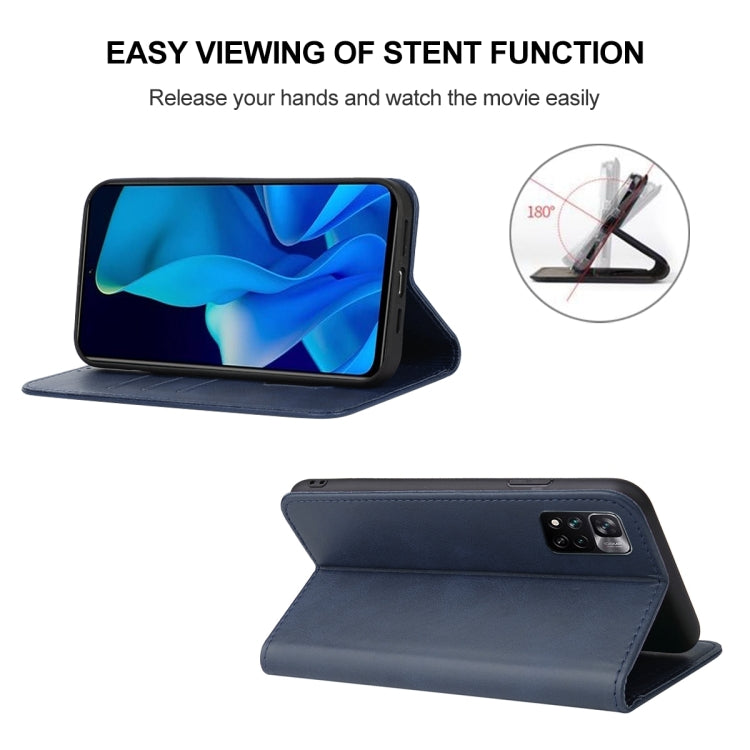 For Xiaomi Mi 11i HyperCharge Magnetic Closure Leather Phone Case