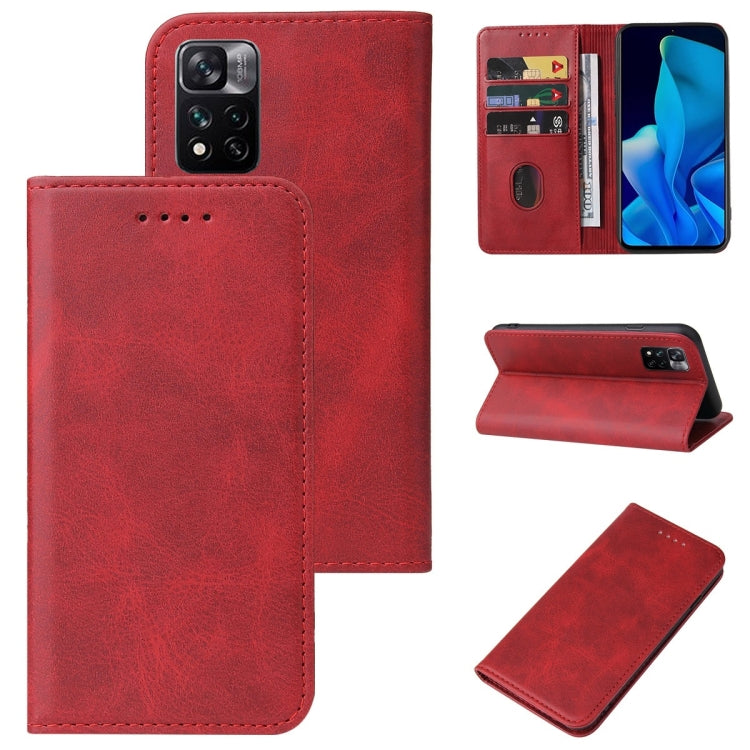 For Xiaomi Mi 11i HyperCharge Magnetic Closure Leather Phone Case