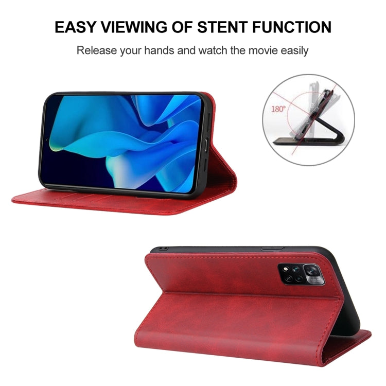 For Xiaomi Mi 11i HyperCharge Magnetic Closure Leather Phone Case