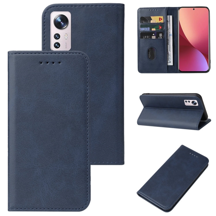 For Xiaomi 12 Magnetic Closure Leather Phone Case