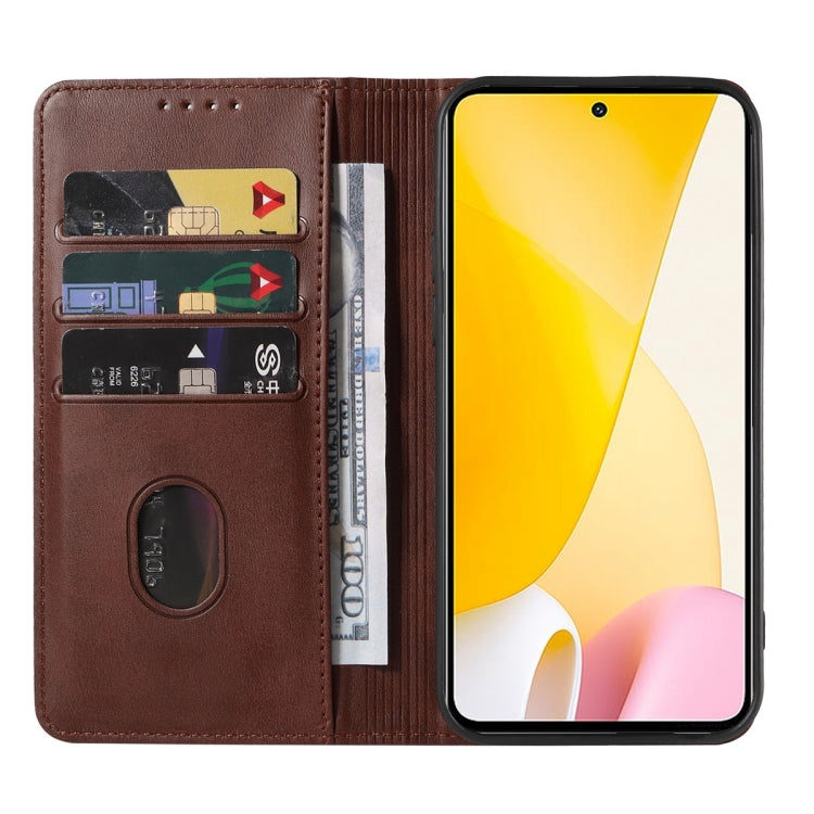 For Xiaomi 12 Lite Magnetic Closure Leather Phone Case