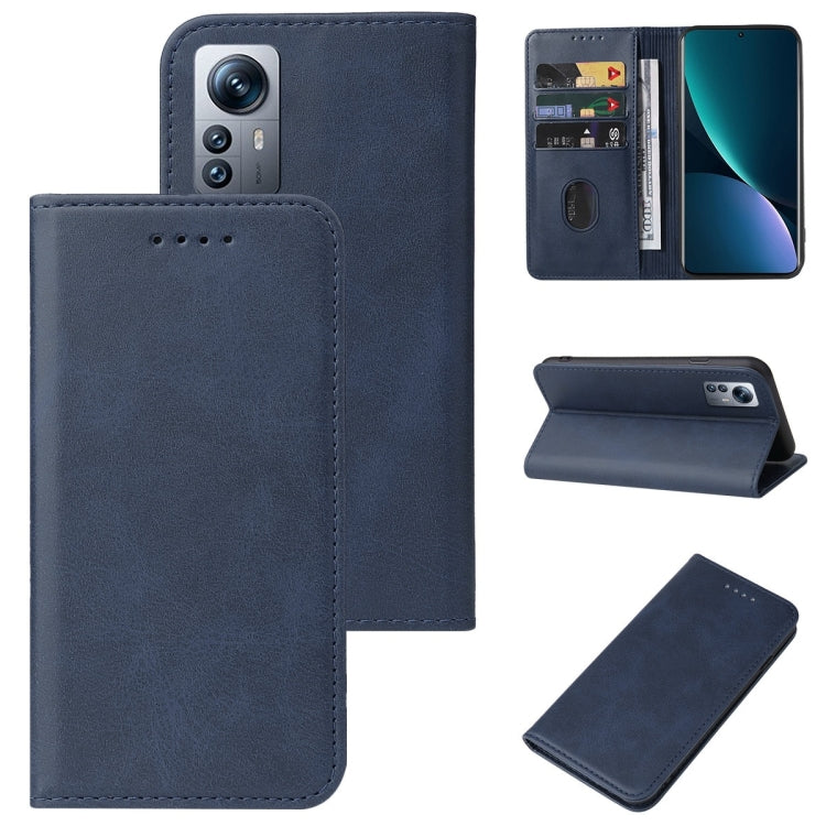 For Xiaomi 12 Pro Dimensity Magnetic Closure Leather Phone Case