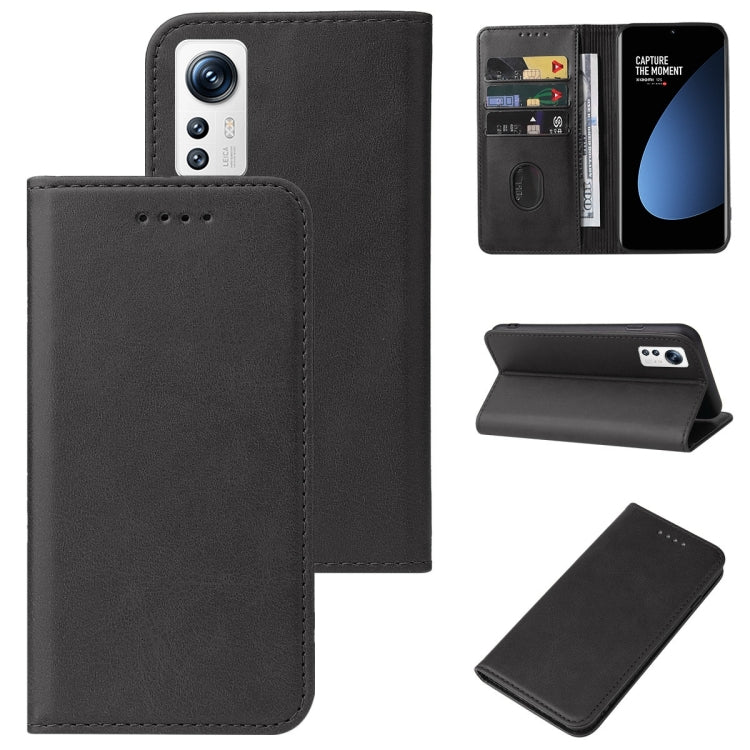 For Xiaomi 12S Magnetic Closure Leather Phone Case