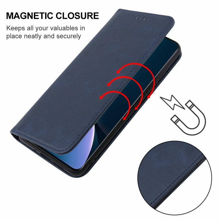 For Xiaomi 12S Magnetic Closure Leather Phone Case