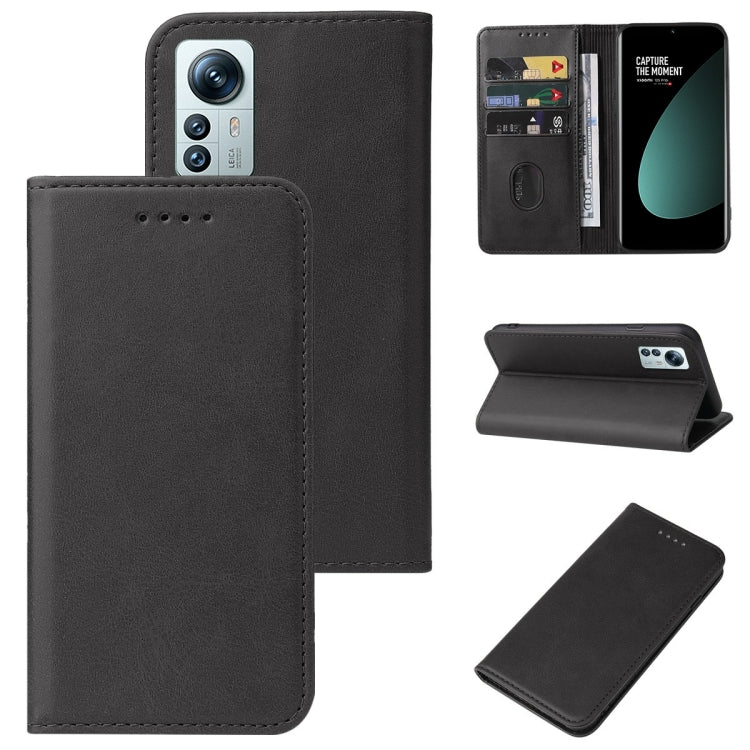 For Xiaomi 12S Pro Magnetic Closure Leather Phone Case