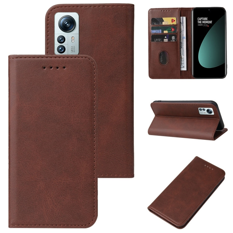 For Xiaomi 12S Pro Magnetic Closure Leather Phone Case
