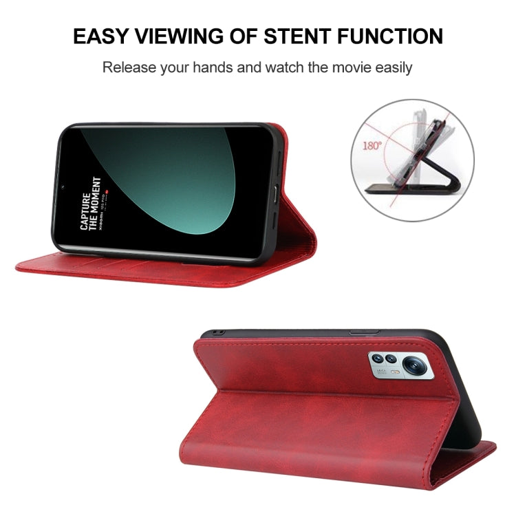 For Xiaomi 12S Pro Magnetic Closure Leather Phone Case
