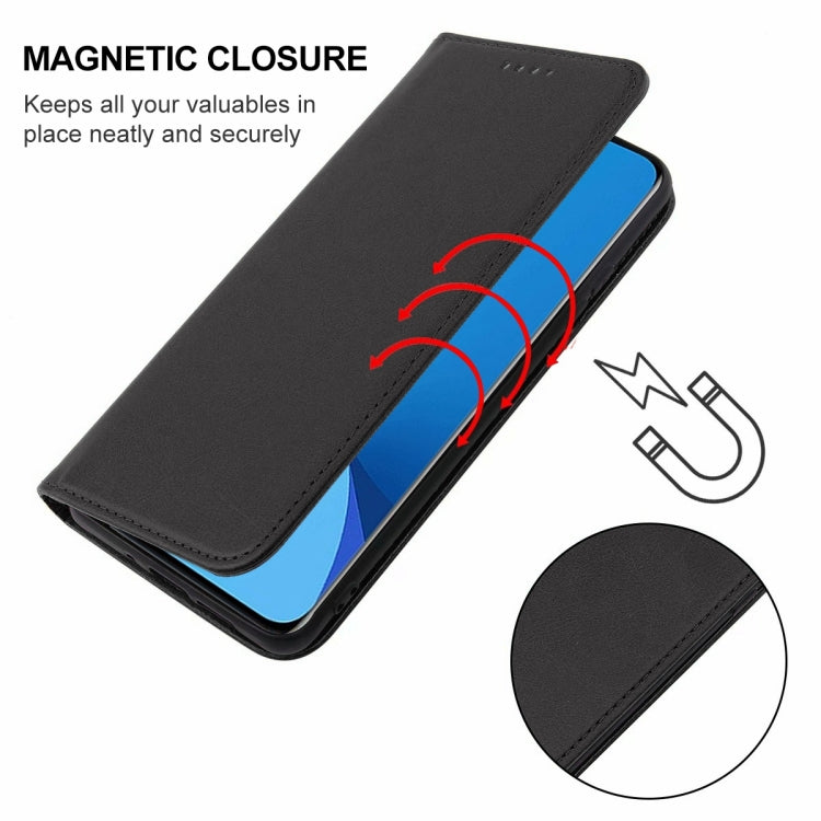For Xiaomi 12X Magnetic Closure Leather Phone Case