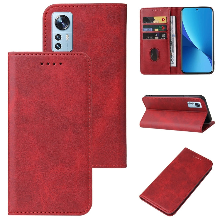 For Xiaomi 12X Magnetic Closure Leather Phone Case
