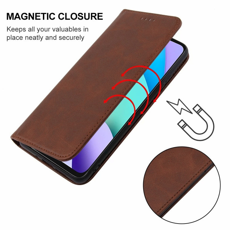 For Xiaomi Redmi 10 2022 Magnetic Closure Leather Phone Case
