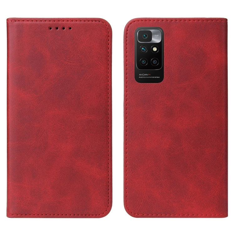 For Xiaomi Redmi 10 2022 Magnetic Closure Leather Phone Case