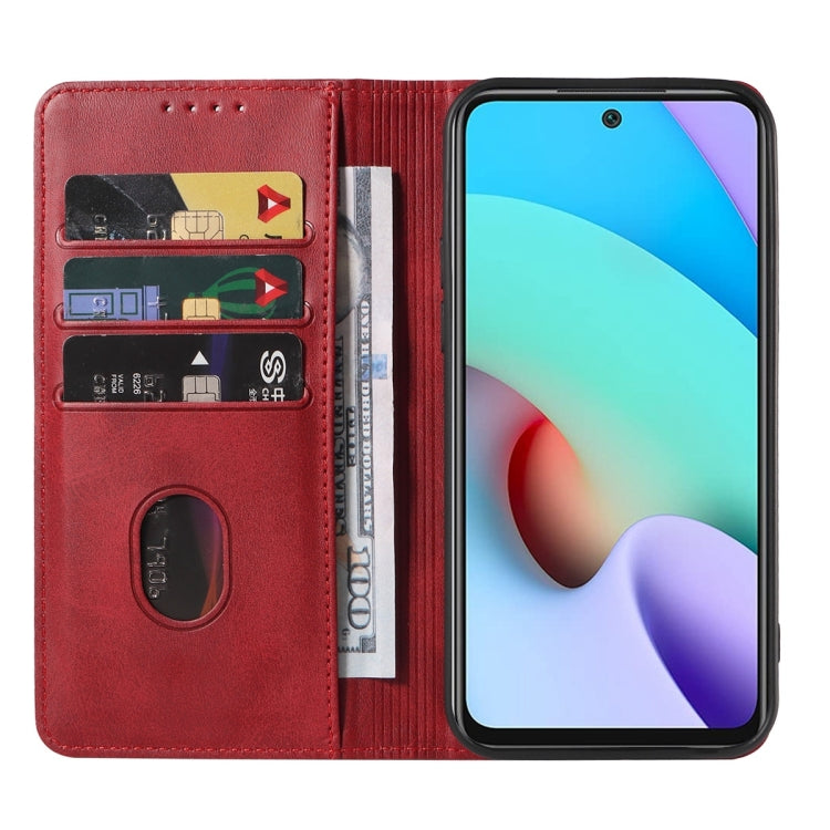 For Xiaomi Redmi 10 2022 Magnetic Closure Leather Phone Case