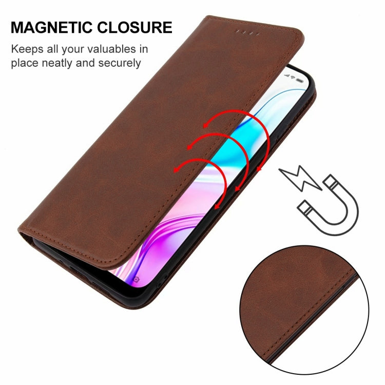 For Xiaomi Redmi 8 Magnetic Closure Leather Phone Case