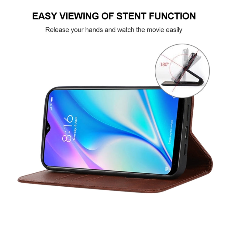For Xiaomi Redmi 8A Pro Magnetic Closure Leather Phone Case