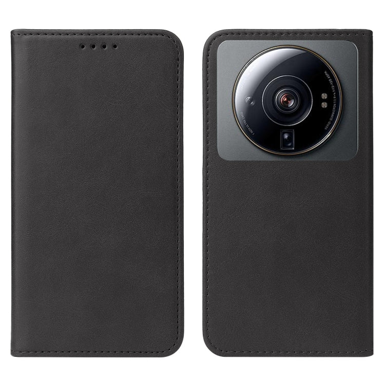 For Xiaomi 12S Ultra Magnetic Closure Leather Phone Case