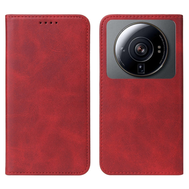 For Xiaomi 12S Ultra Magnetic Closure Leather Phone Case