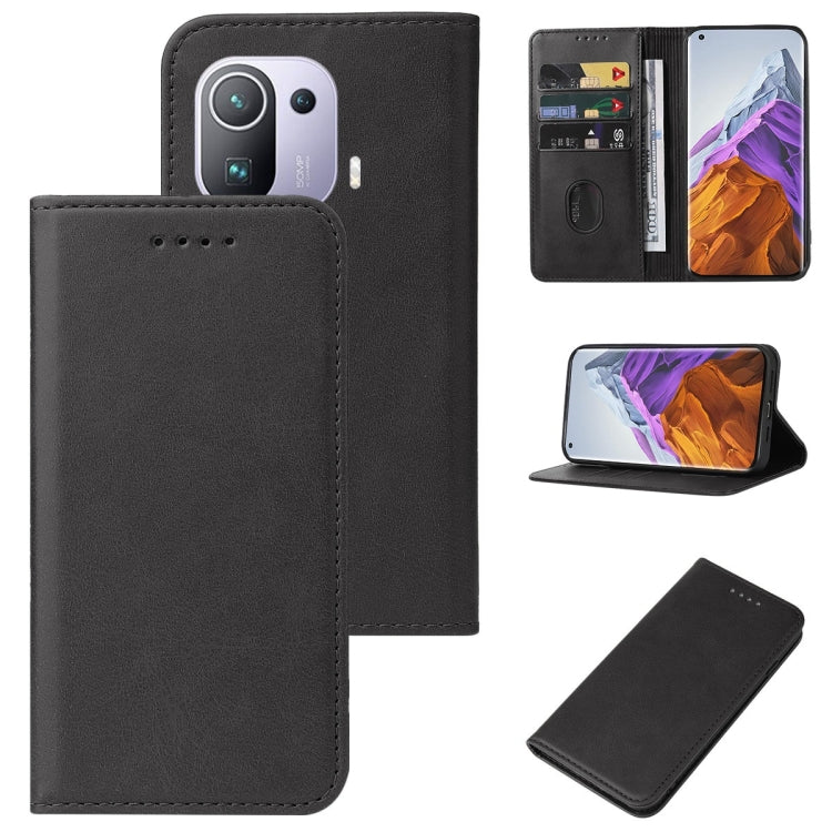 For Xiaomi Mi 11 Pro Magnetic Closure Leather Phone Case