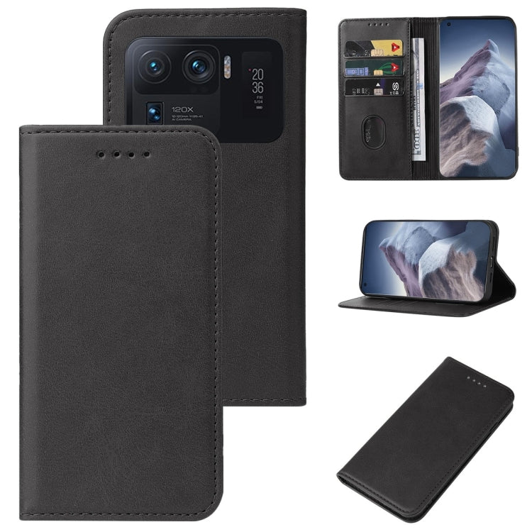For Xiaomi Mi 11 Ultra Magnetic Closure Leather Phone Case
