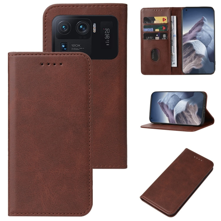 For Xiaomi Mi 11 Ultra Magnetic Closure Leather Phone Case