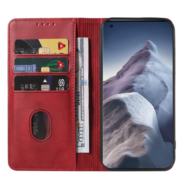 For Xiaomi Mi 11 Ultra Magnetic Closure Leather Phone Case