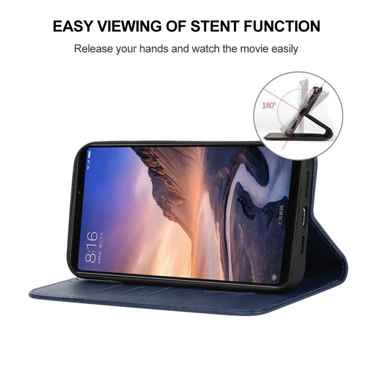 For Xiaomi Mi Max 3 Pro Magnetic Closure Leather Phone Case