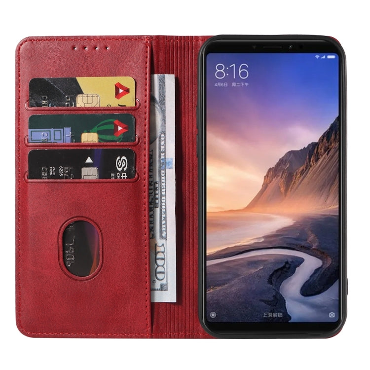 For Xiaomi Mi Max 3 Pro Magnetic Closure Leather Phone Case