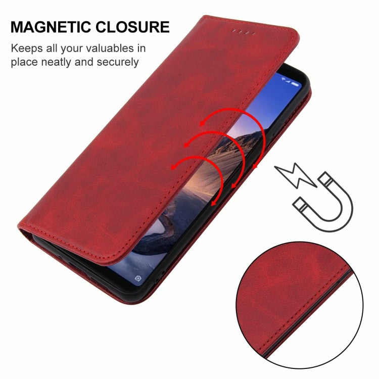 For Xiaomi Mi Max 3 Pro Magnetic Closure Leather Phone Case