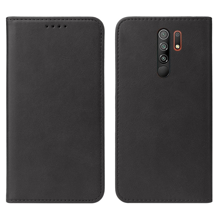 For Xiaomi Poco M2 Magnetic Closure Leather Phone Case