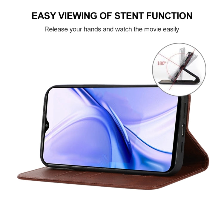 For Xiaomi Poco M2 Magnetic Closure Leather Phone Case