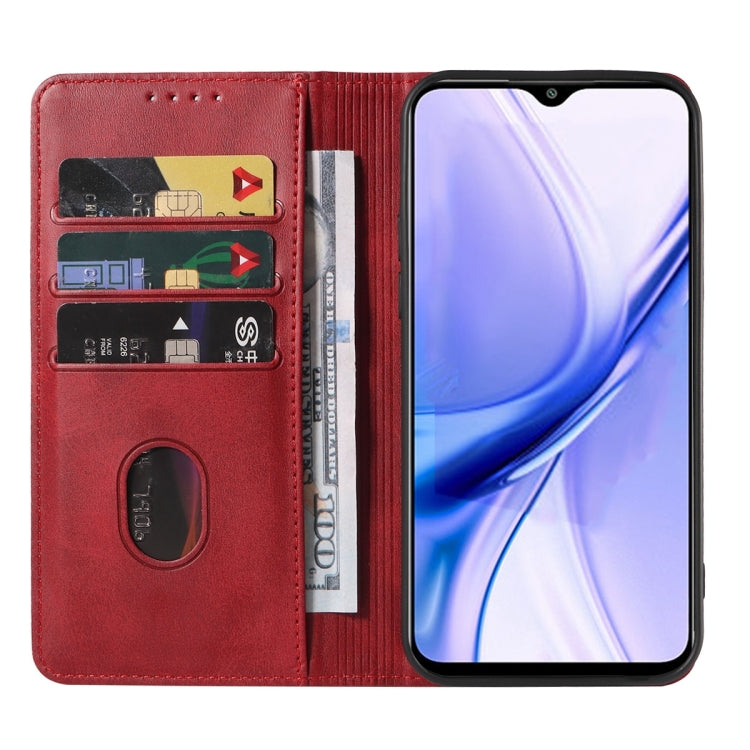 For Xiaomi Poco M2 Magnetic Closure Leather Phone Case