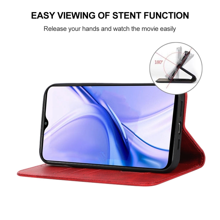 For Xiaomi Poco M2 Magnetic Closure Leather Phone Case