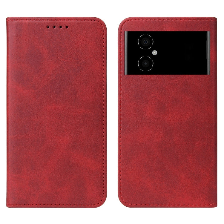 For Xiaomi Poco M4 5G Magnetic Closure Leather Phone Case