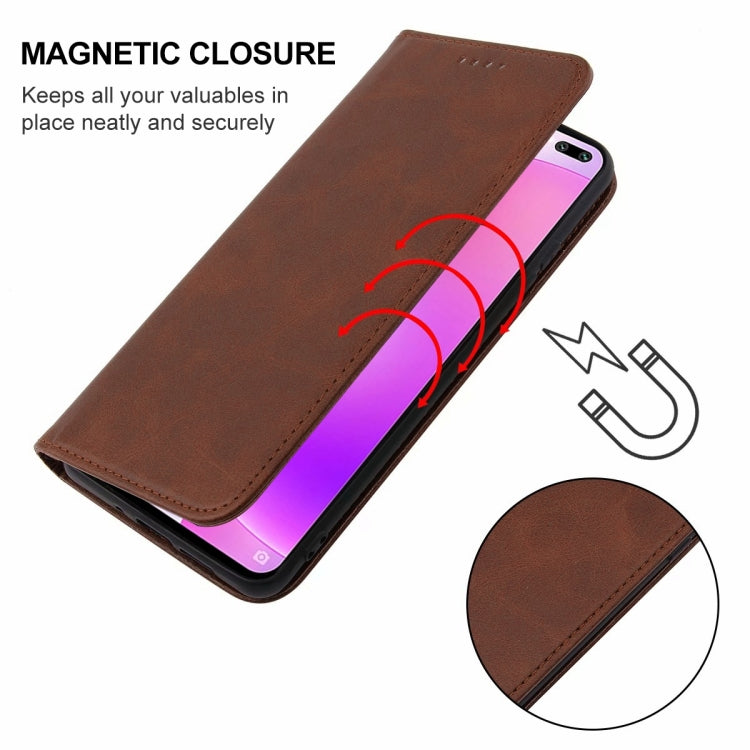 For Xiaomi Poco X2 Magnetic Closure Leather Phone Case