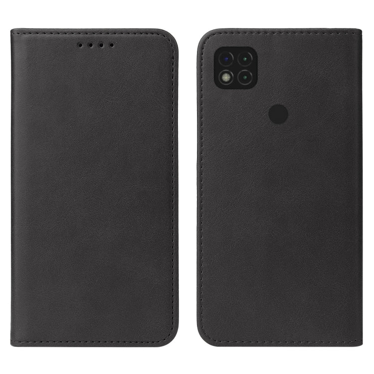 For Xiaomi Redmi 9C Magnetic Closure Leather Phone Case