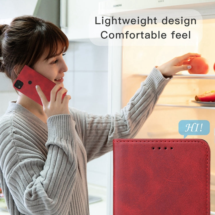 For Xiaomi Redmi 9C Magnetic Closure Leather Phone Case