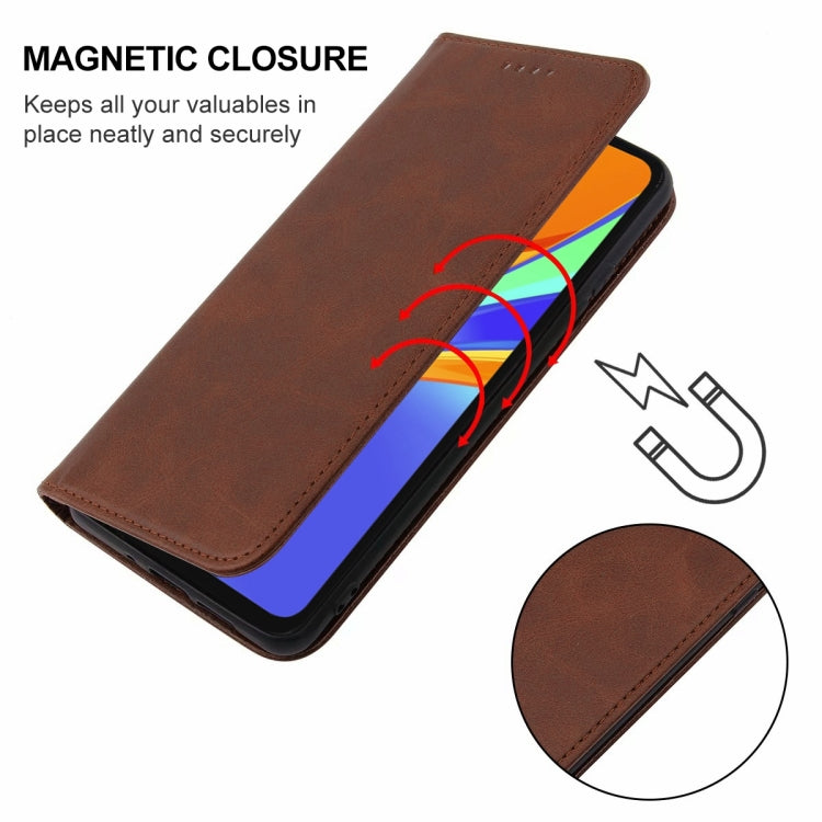 For Xiaomi Redmi 9C NFC Magnetic Closure Leather Phone Case