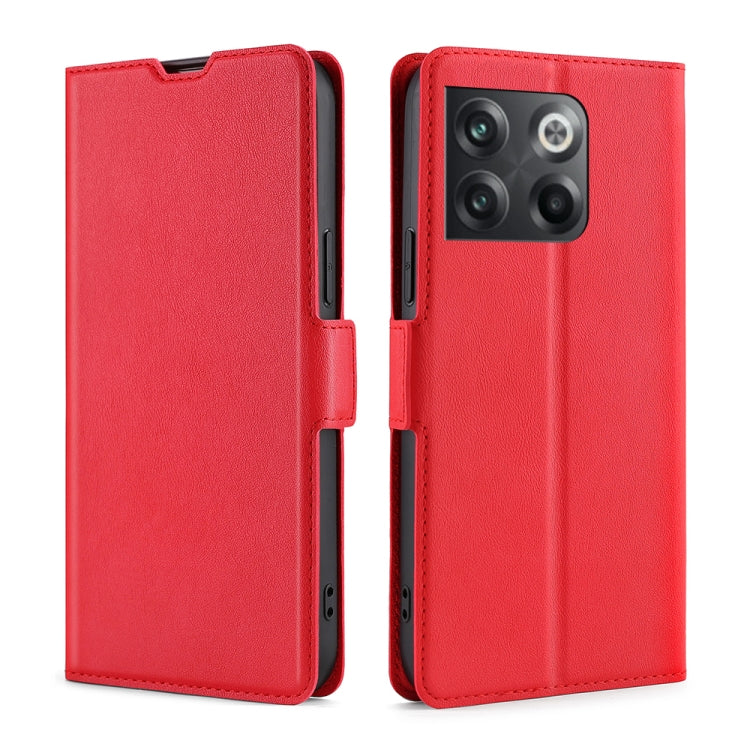 For OnePlus Ace Pro 5G Ultra-thin Voltage Side Buckle Horizontal Flip Leather Phone Case