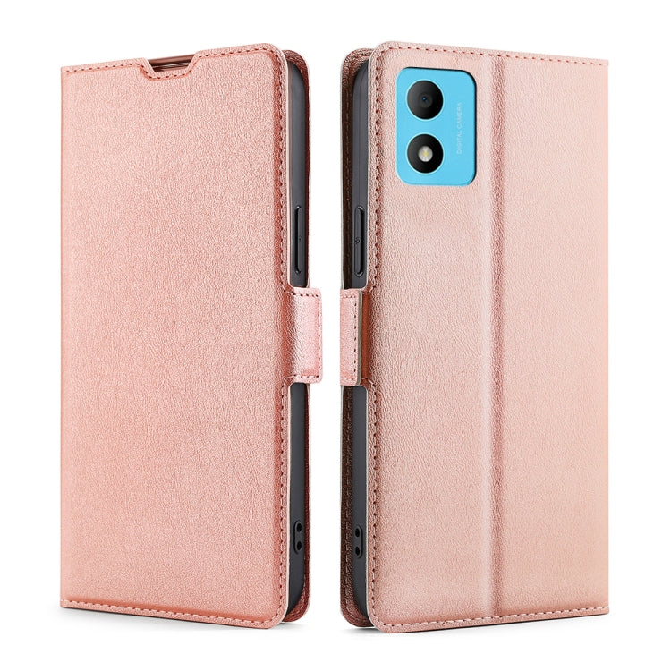 For TCL 305i Ultra-thin Voltage Side Buckle Horizontal Flip Leather Phone Case