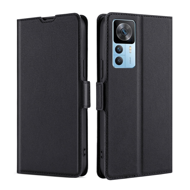 For Xiaomi Redmi K50 Ultra/Xiaomi 12T/Xiaomi 12T Pro Ultra-thin Voltage Side Buckle Horizontal Flip Leather Phone Case