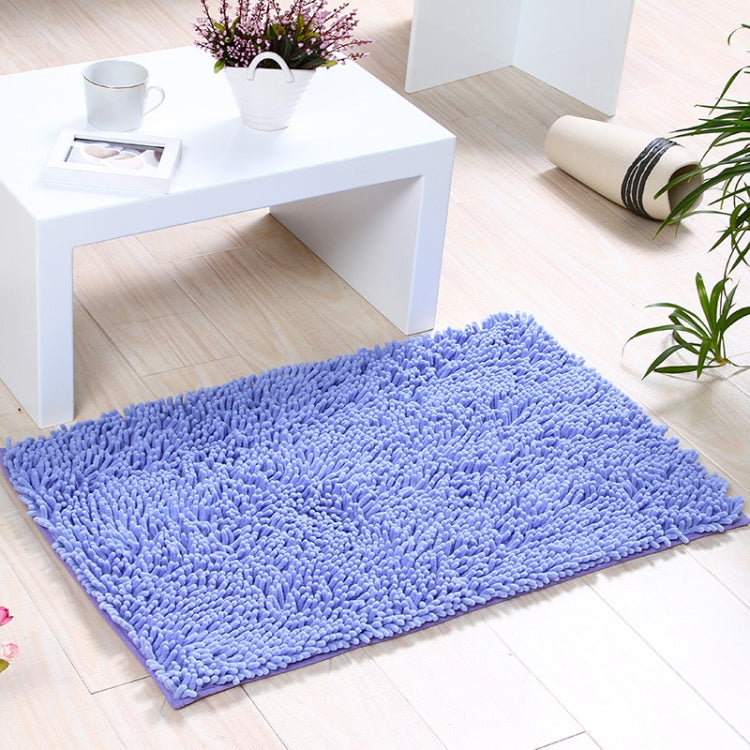 Chenille Non Slip Shaggy Soft Water Absorption Bedroom Bathroom kitchen Carpet Mat, Size:33 x 50cm