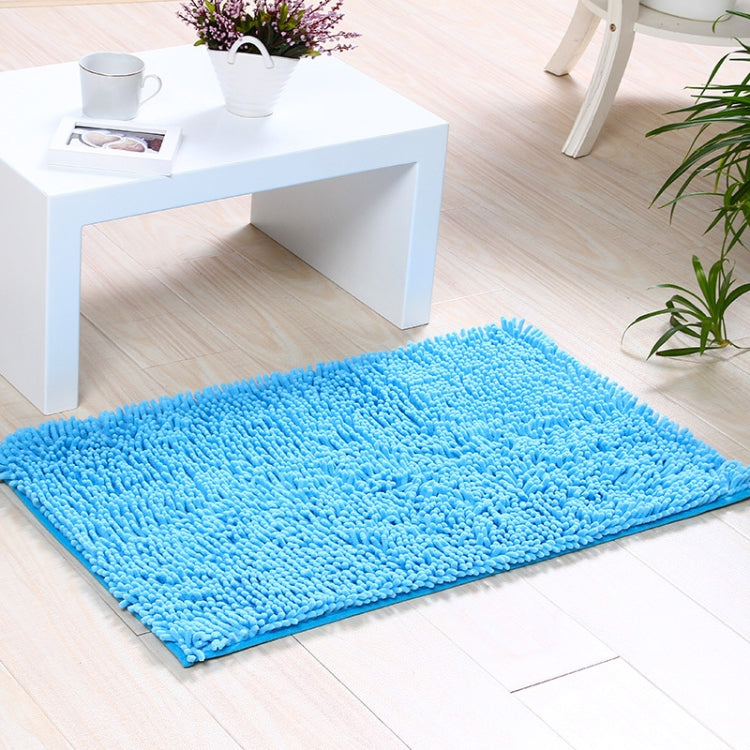 Chenille Non Slip Shaggy Soft Water Absorption Bedroom Bathroom kitchen Carpet Mat, Size:40 x 60cm
