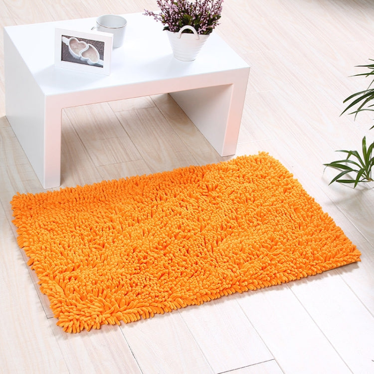 Chenille Non Slip Shaggy Soft Water Absorption Bedroom Bathroom kitchen Carpet Mat, Size:40 x 60cm