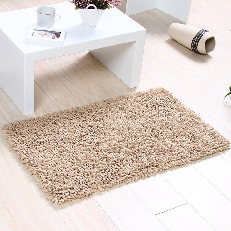 Chenille Non Slip Shaggy Soft Water Absorption Bedroom Bathroom kitchen Carpet Mat, Size:40 x 60cm