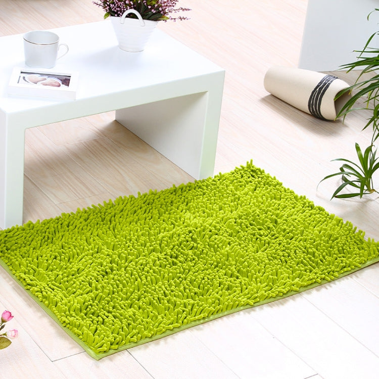 Chenille Non Slip Shaggy Soft Water Absorption Bedroom Bathroom kitchen Carpet Mat, Size:50 x 80cm
