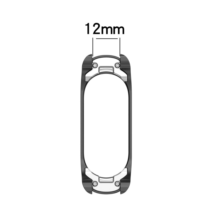 For Xiaomi Mi Band 7 / 7 NFC Metal Frame Watch Protective Case