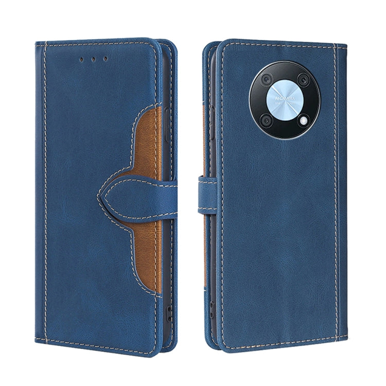 For Huawei nova Y90 4G Skin Feel Magnetic Buckle Leather Phone Case